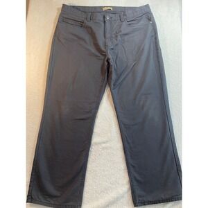 Blue Mountain Mens Canvas Work Pants 40x30 Gray Straight Leg 100% Cotton